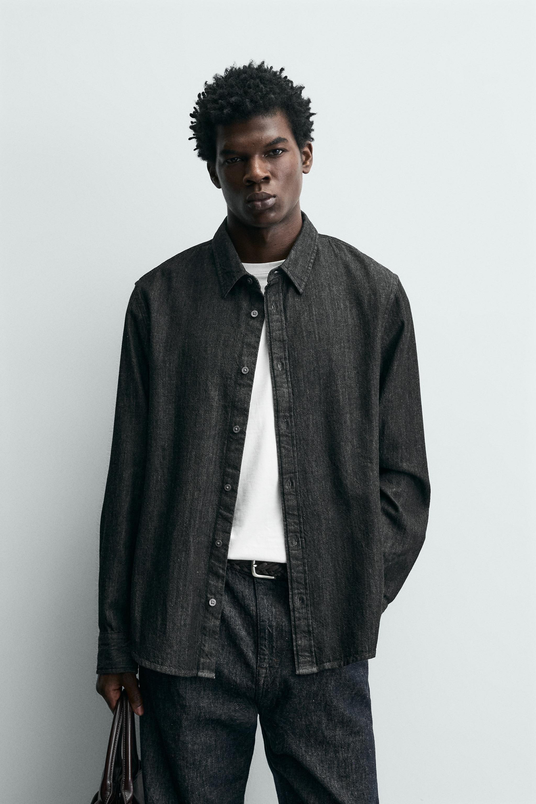 RELAXED FIT DENIM SHIRT